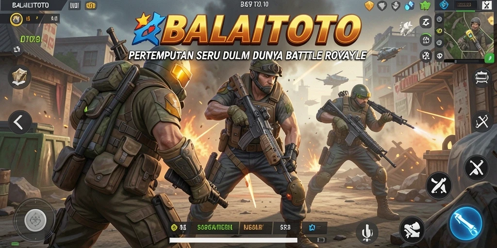 Tampilan aksi seru dan gameplay intens dalam BALAITOTO.