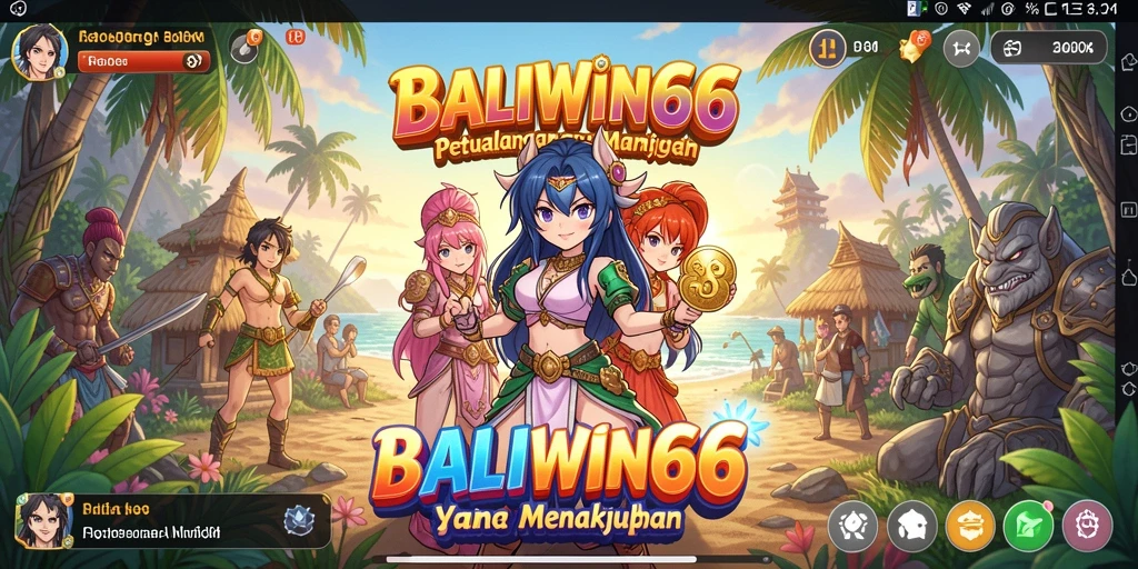 Tampilan gameplay yang dinamis dari BALIWIN66 dengan karakter Anime favorit.