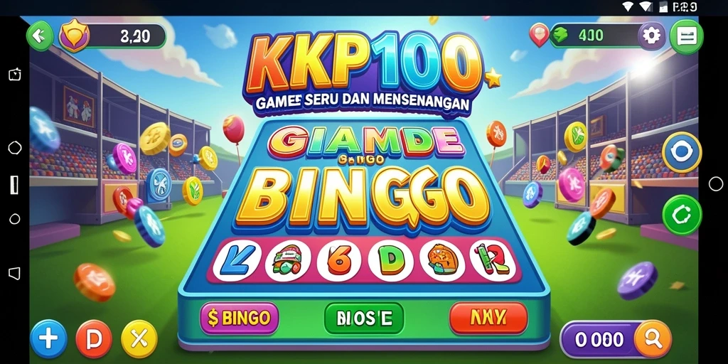 Screenshot gameplay KPK100 menunjukkan aksi seru permainan Bingo.