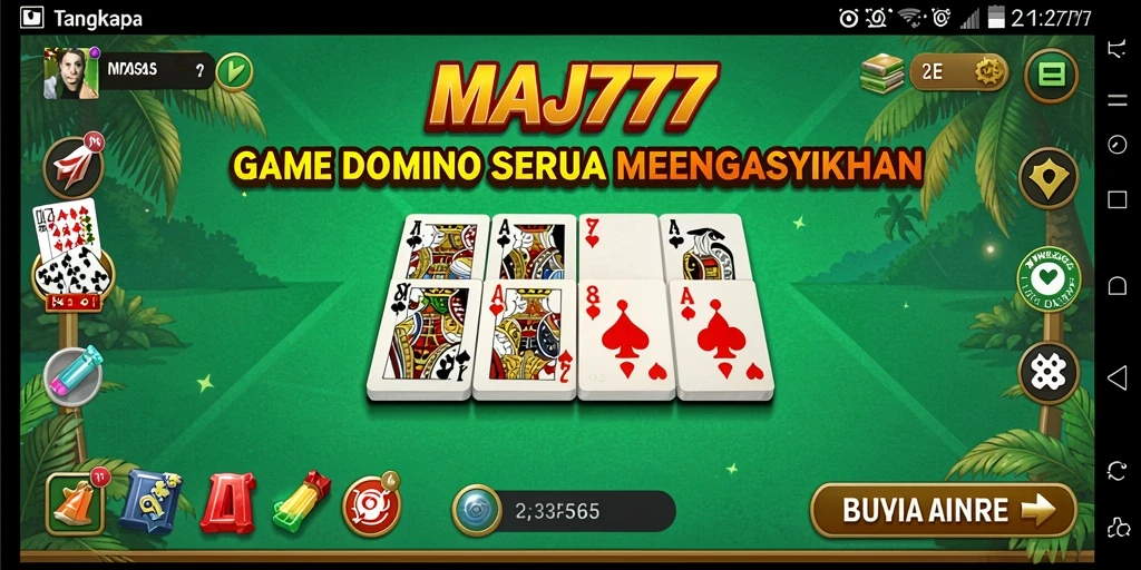 Tampilan menarik dari gameplay seru MAJ777.