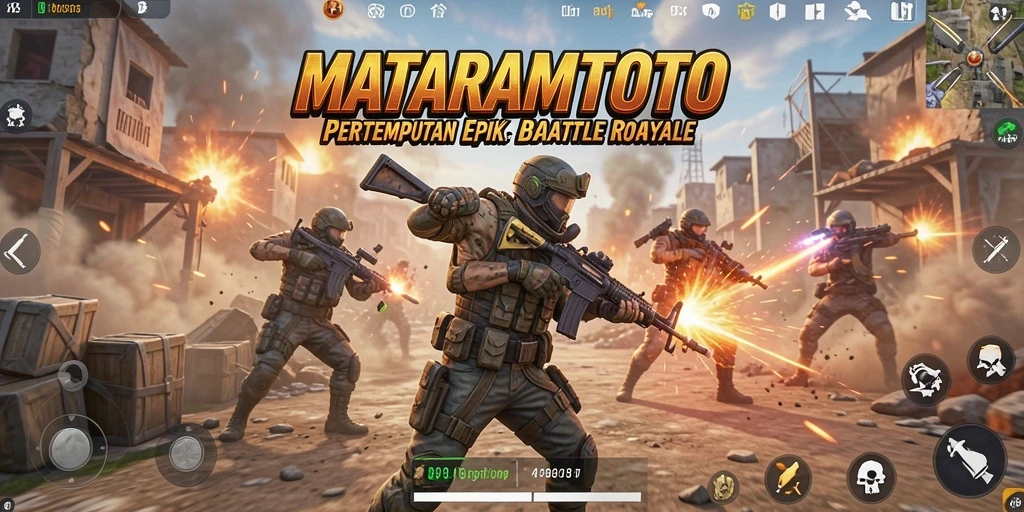 Gameplay seru dalam MATARAMTOTO saat pertempuran Battle Royale.