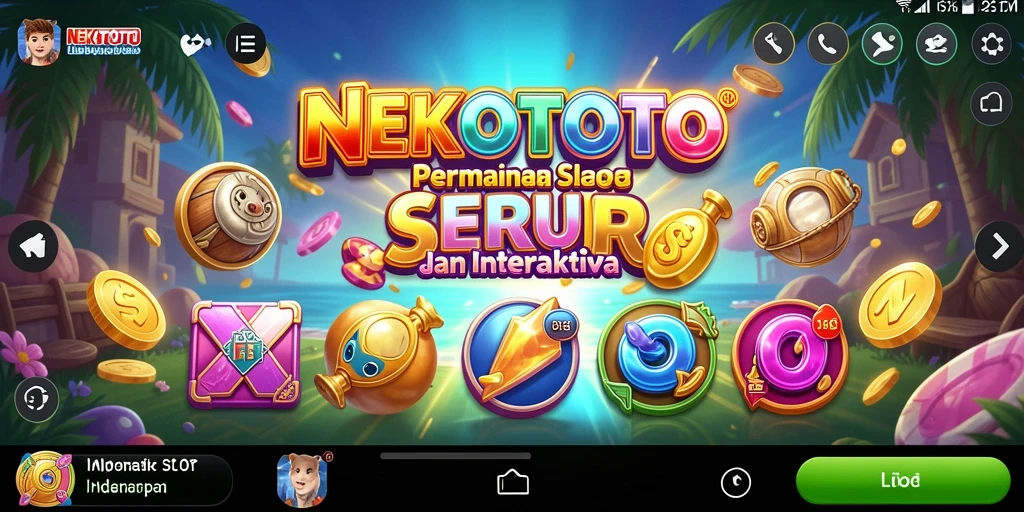 Screenshot gameplay NEKOTOTO menampilkan keseruan permainan Slot.