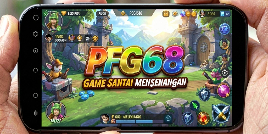Screenshot utama PGG68 menampilkan gameplay yang seru dan menenangkan.
