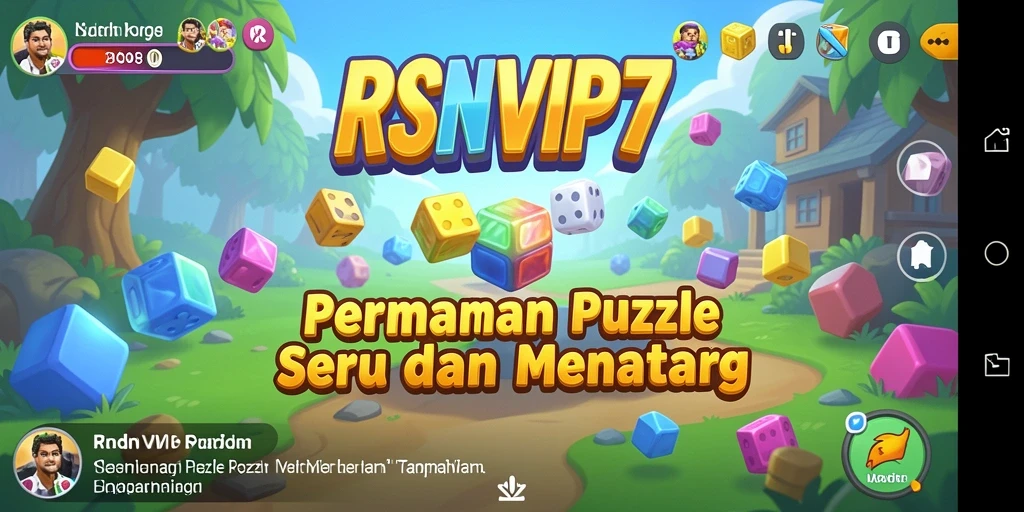 Gameplay RSNVIP7 yang menantang dan seru untuk pemecahan teka-teki.