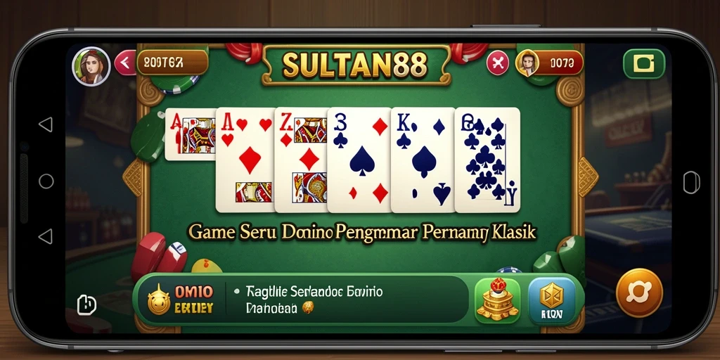 Tampilan gameplay menarik dari SULTAN88 dalam permainan Domino.