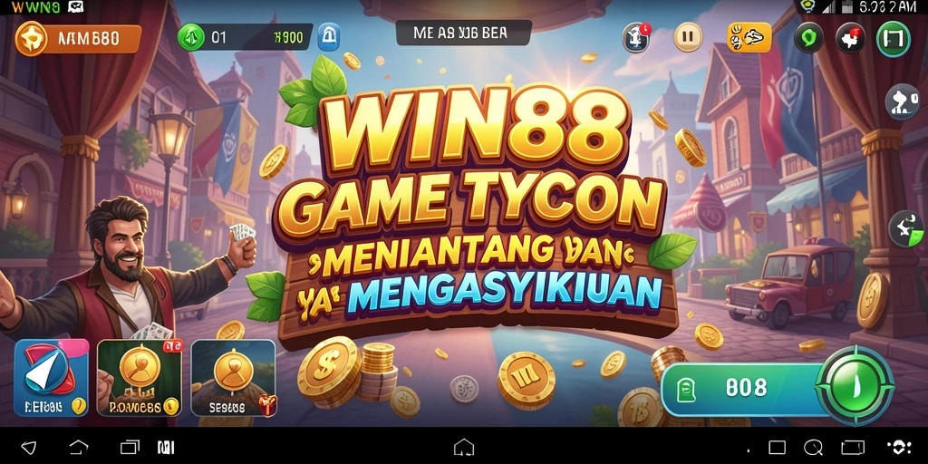 Tampilan screenshot utama WIN88 yang menampilkan pengalaman gameplay Tycoon yang menarik.